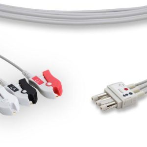 Spacelabs Compatible ECG Leadwire, 3-lead Grabber