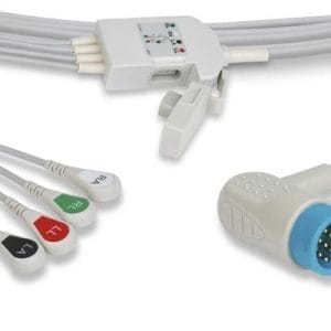 Medtronic, Physio Control Compatible ECG Trunk Cable with 4-lead snap