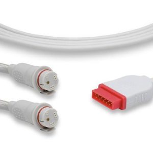 GE Invasive Blood Pressure Adapter Cable, Splitter, BD Connector