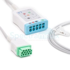 GE Compatible ECG Trunk Cables, 3/5-Lead