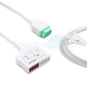 GE Compatible 12-Lead ECG Trunk, AHA